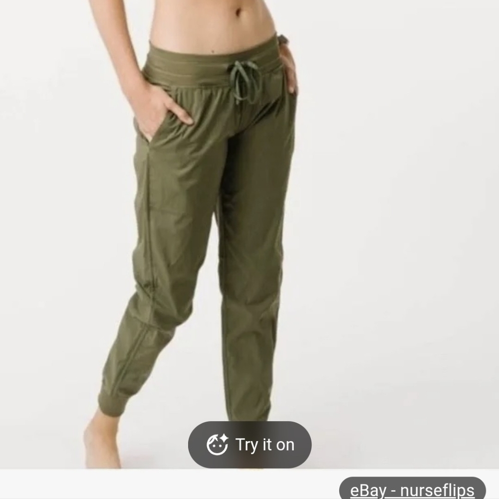 ZYIA Olive Green Athletic Pants - Picture 4 of 4